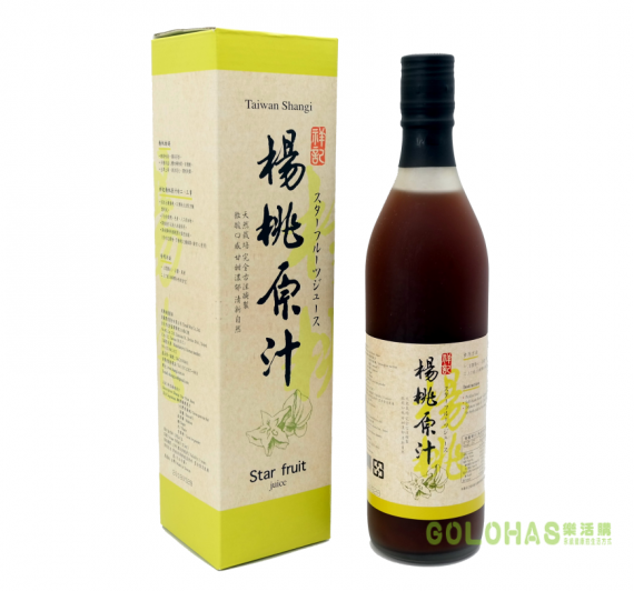 《祥記》天然楊桃原汁(600ml/瓶) 