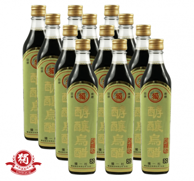 《獨一社》酵釀烏醋(520ml/瓶)/12瓶裝