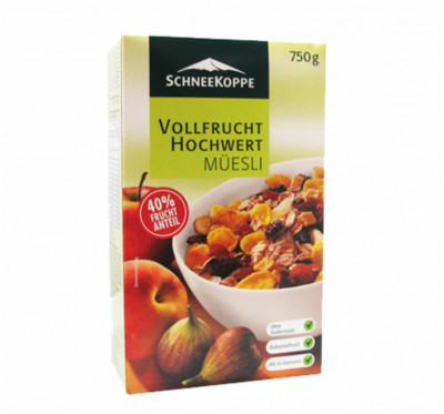 《DROKO》Schneekoppe 德國營養強化膳食纖維多果麥(750g/盒)/2盒組