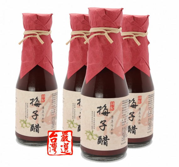 《祥記》梅子醋/4瓶組(150ml/瓶)
