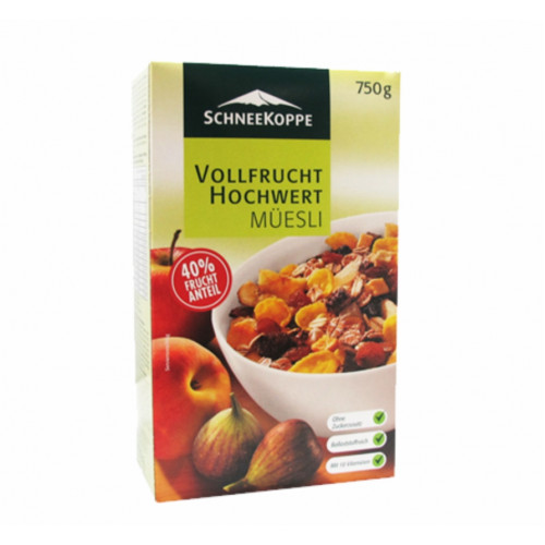 《DROKO》Schneekoppe 德國營養強化膳食纖維多果麥(750g/盒)/2盒組