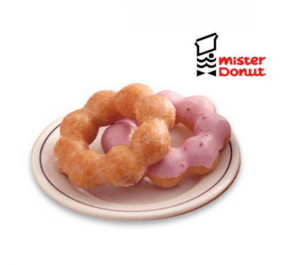 【紅利點數兌換】Mister Donut 多拿滋 二入甜甜圈兌換券