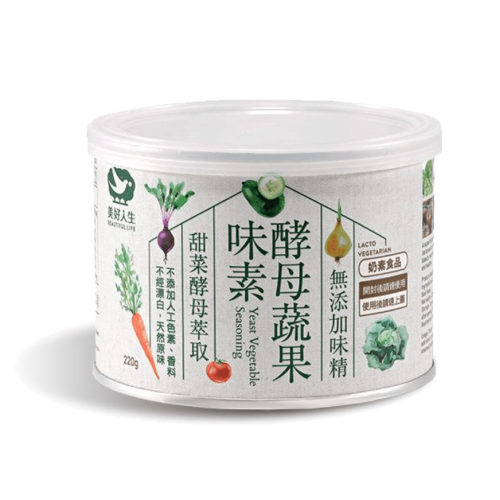 《美好人生》酵母蔬果味素(220g/罐)
