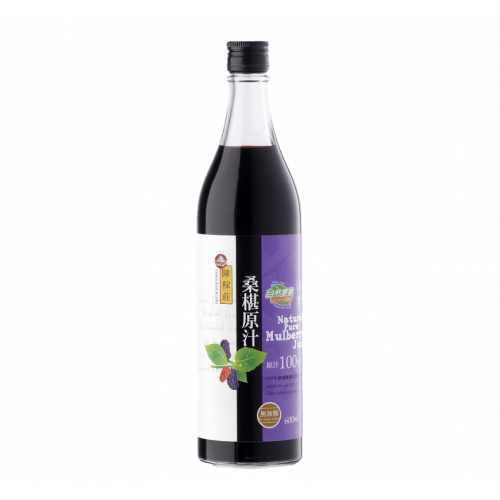 【陳稼莊】桑椹原汁-無糖(600ml/瓶)