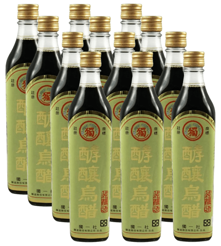 《獨一社》酵釀烏醋(520ml/瓶)/12瓶裝